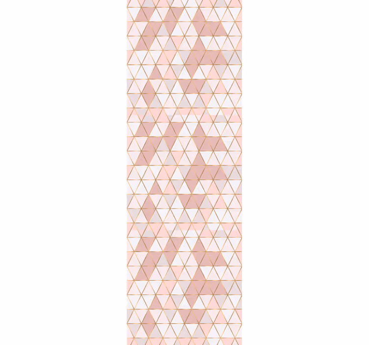 Modern roller blind with gold lines and light textures - TenStickers
