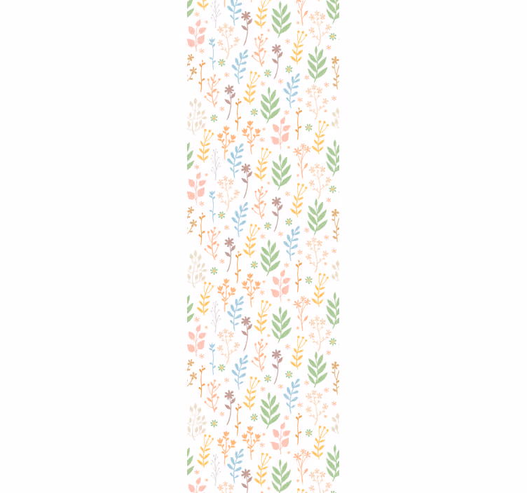 Modern roller blind simple symbols on white - TenStickers