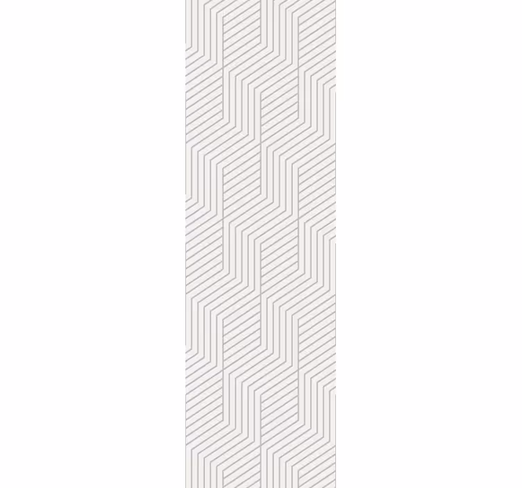 Modern roller blind with unique octagon design - TenStickers