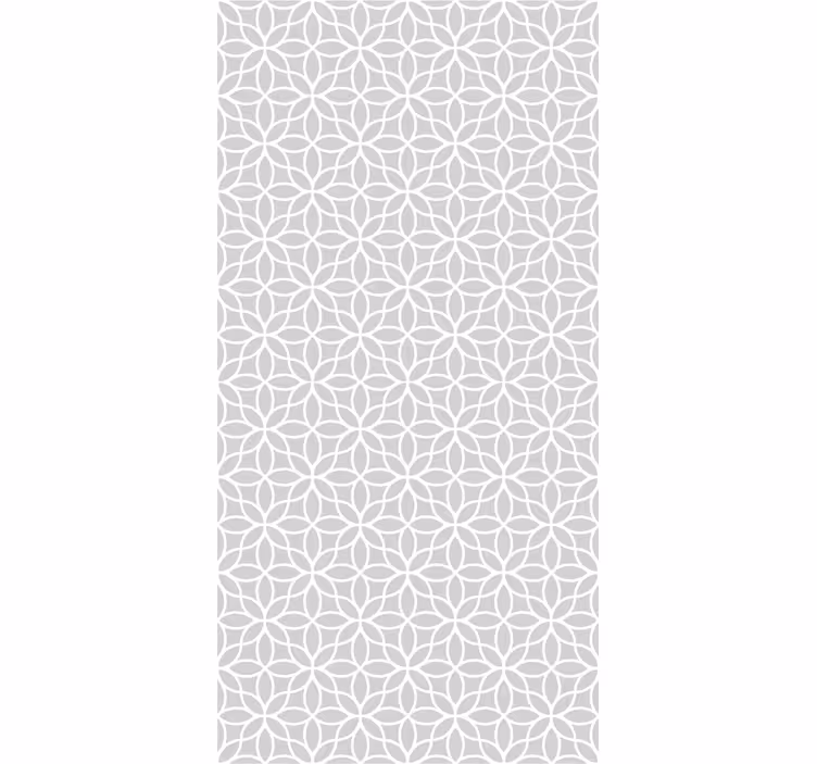Modern roller blind in gray and white pattern - TenStickers