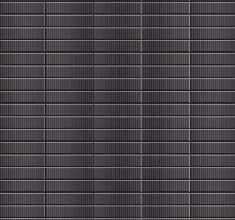 Bathroom window blind black tiles 3d - TenStickers