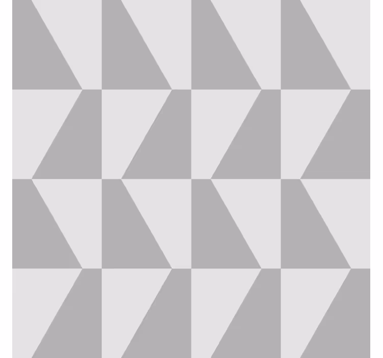Grey roller blind gray trapeze - TenStickers