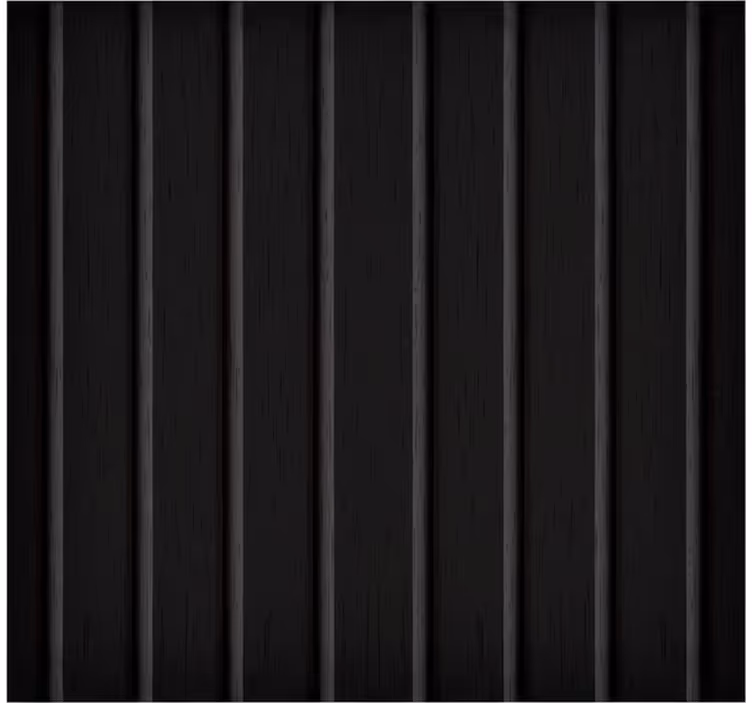 Elegant roller blind rustic black shade - TenStickers