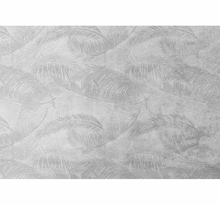 Roller blind for kitchen window vintage gray tropical design - TenStickers