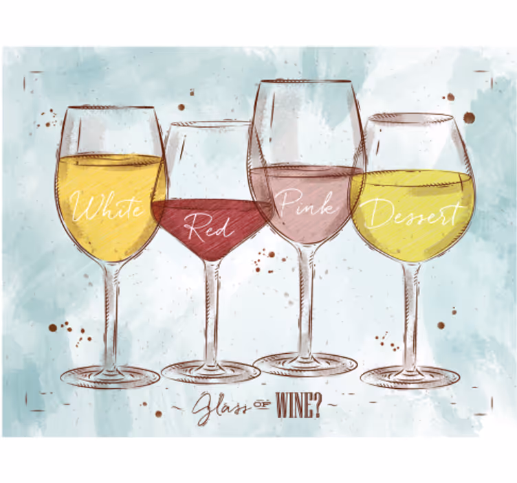 Roller blind for kitchen window rustic wine - TenStickers