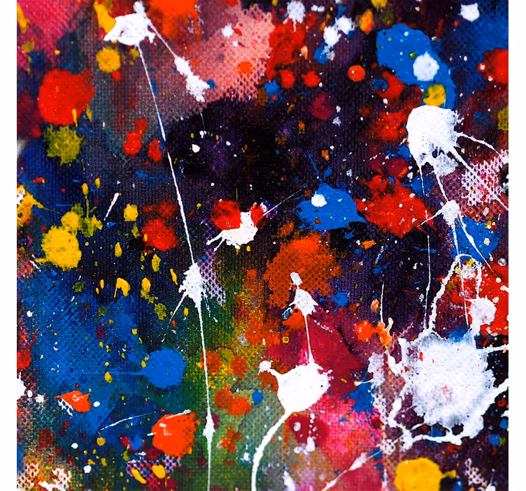 Acrylic paint roller blind for living room - TenStickers