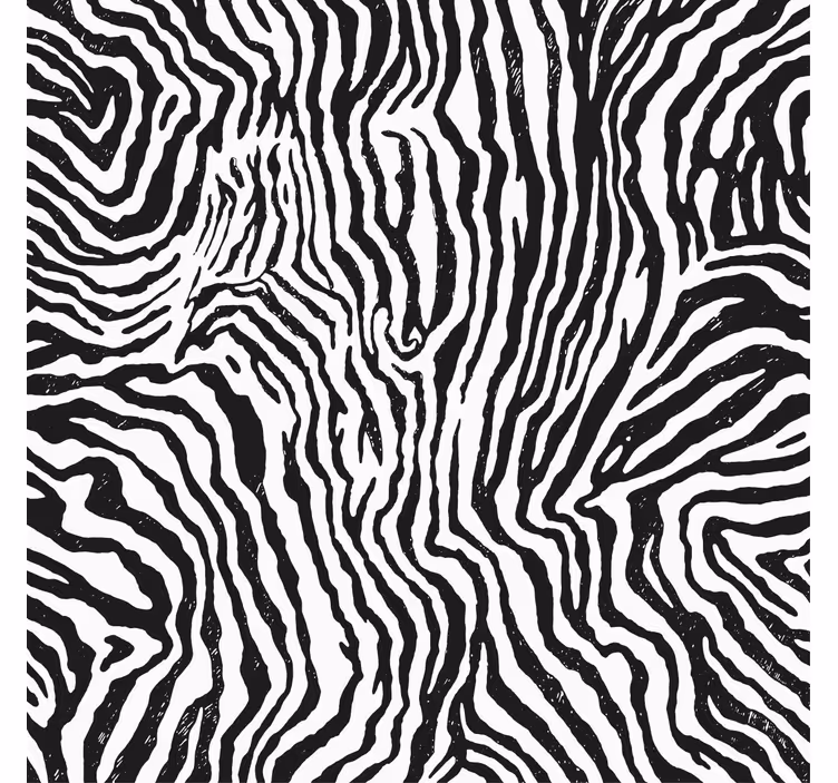 Zebra texture roller blind for living room - TenStickers