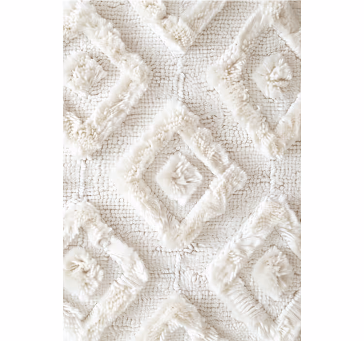 White roller blind with diamond pattern - TenStickers
