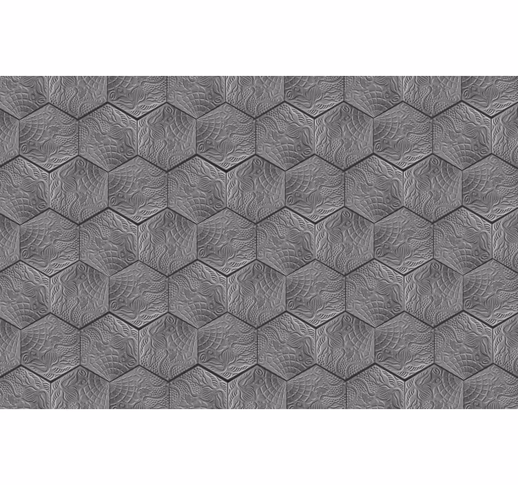 Grey roller blind gaudí mosaic - TenStickers