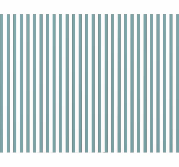 Blue roller blind teal pinstripe design - TenStickers