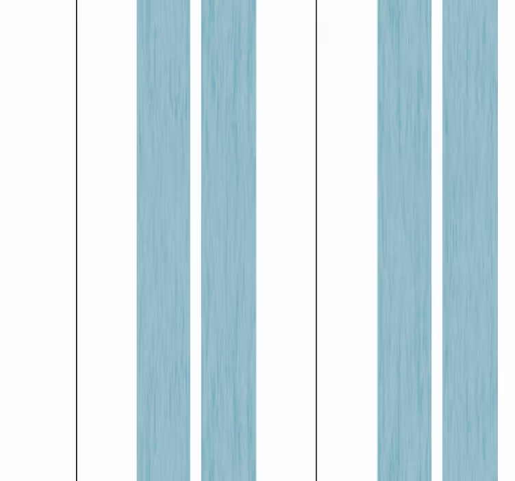 Blue roller blind with turquoise striped shades - TenStickers