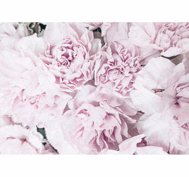 Roller blind for living room with elegant pink peonies - TenStickers
