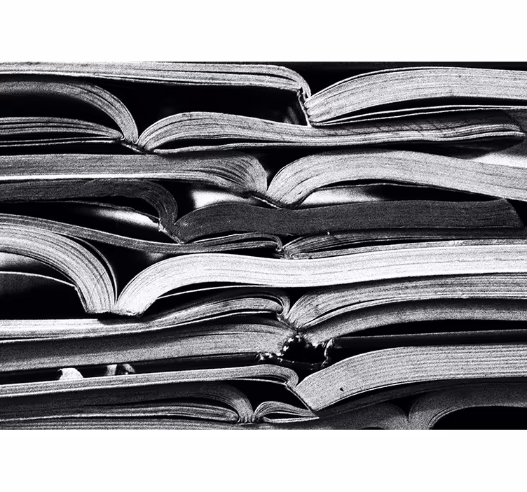 Open book roller blind for living room - TenStickers