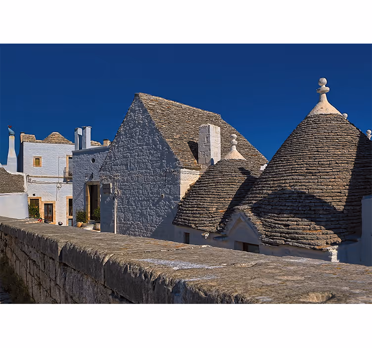Roller blind for living room alberobello apulia - TenStickers