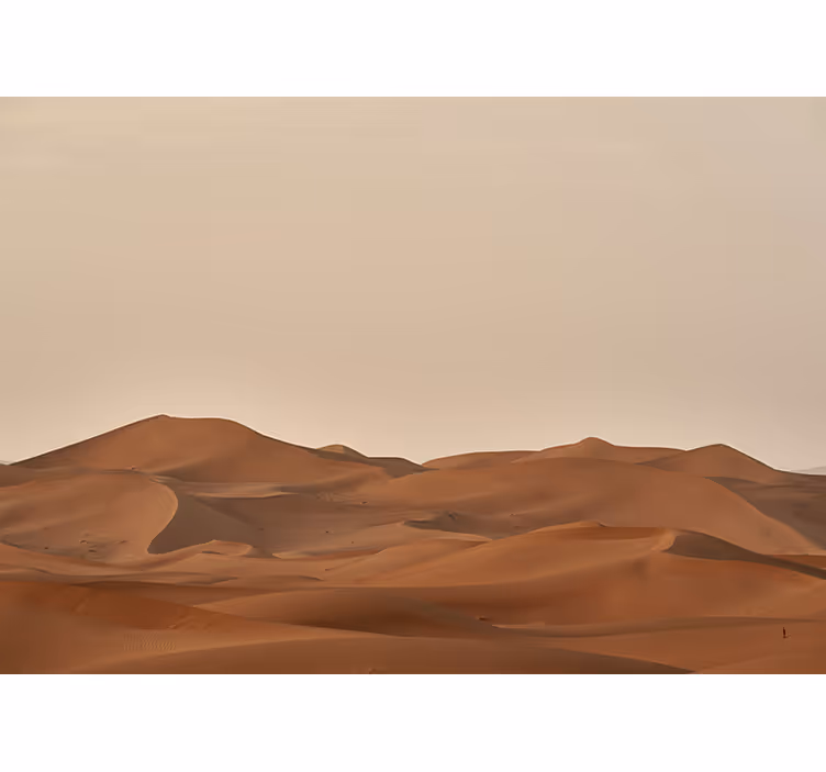 Roller blind for living room sand dunes design - TenStickers