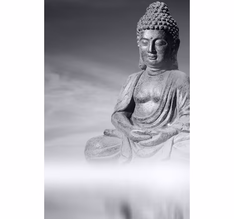 Buddha zen roller blind for living room - TenStickers