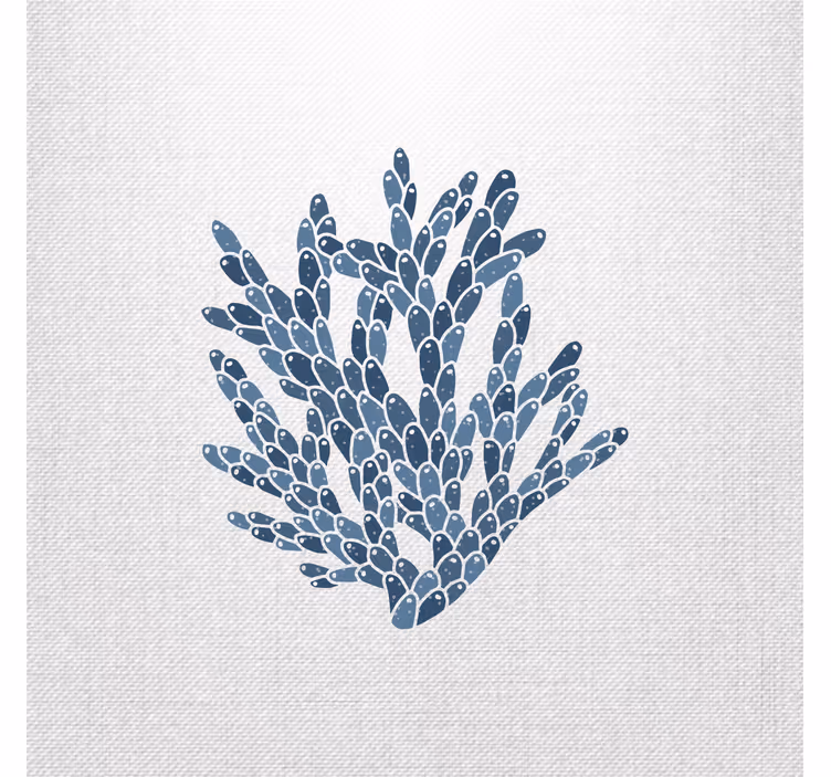Roller blind for living room modern coral hampton style - TenStickers