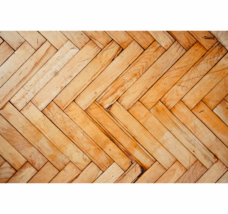 Roller blind for living room wooden blocks industrial style - TenStickers