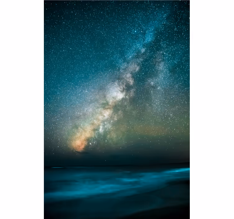 Mesmerising night sky roller blind for living room - TenStickers