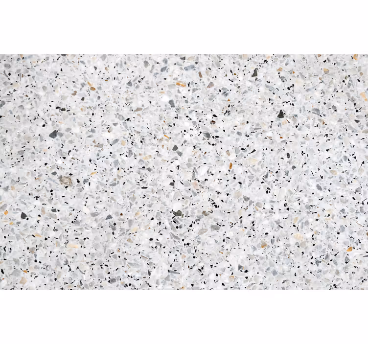 Grey roller blind with gray terrazzo design - TenStickers
