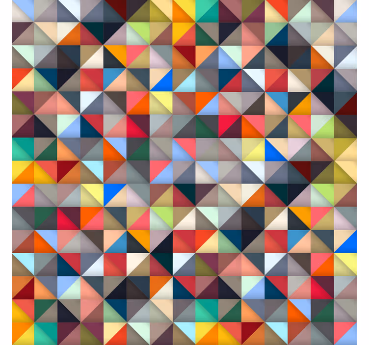 Colorful mosaic bedroom roller blind - TenStickers