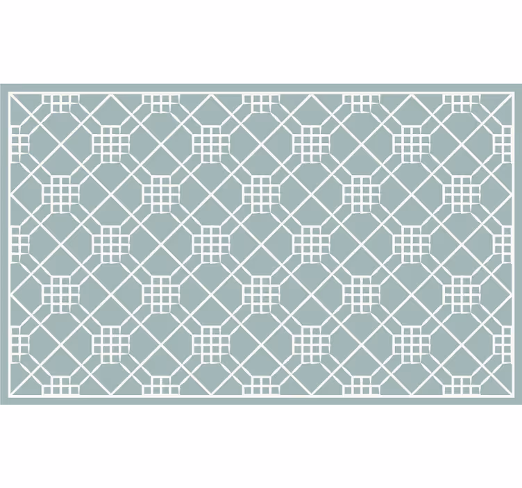 Bedroom roller blind with irregular geometry - TenStickers
