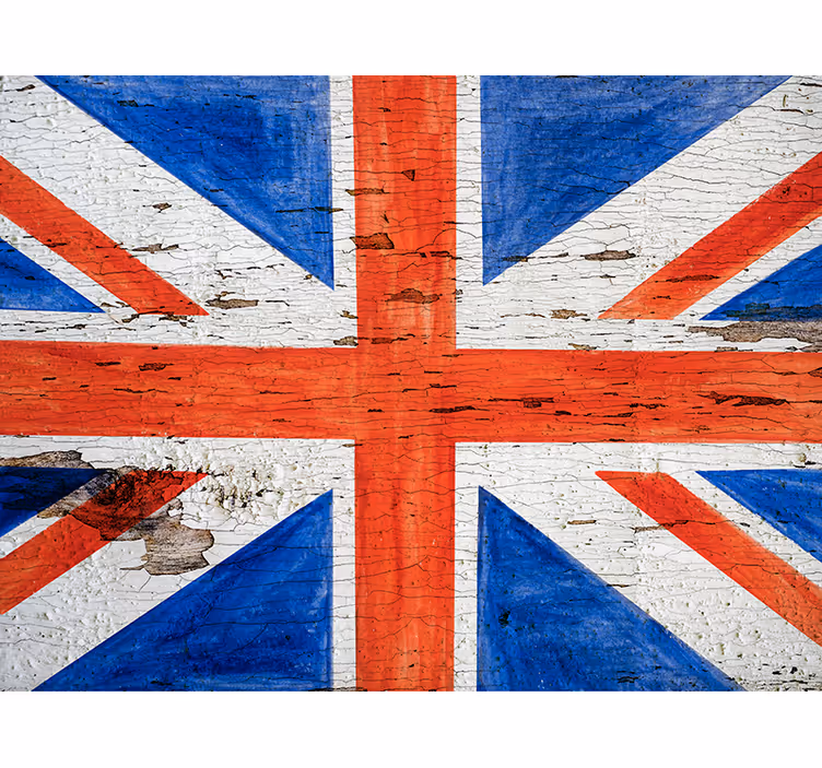 Bedroom roller blind in urban style uk flag - TenStickers