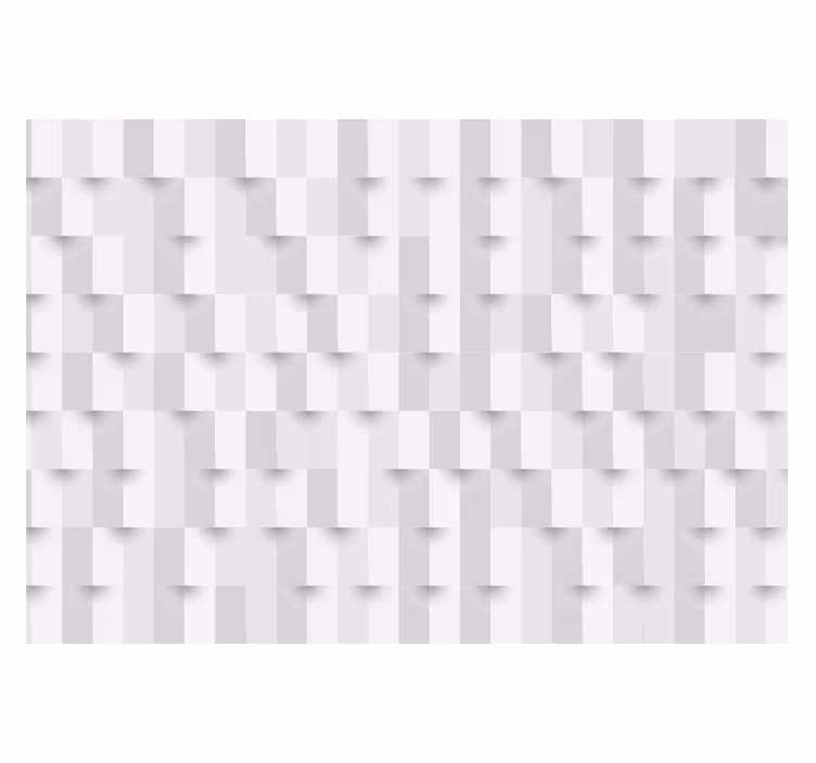 White roller blind geometric pattern - TenStickers
