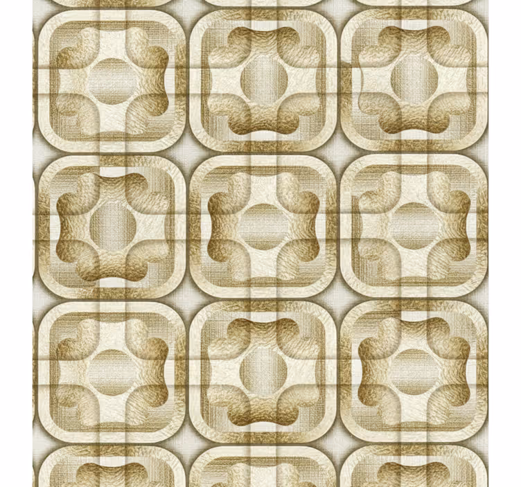 Vintage roller blind in classic design - TenStickers