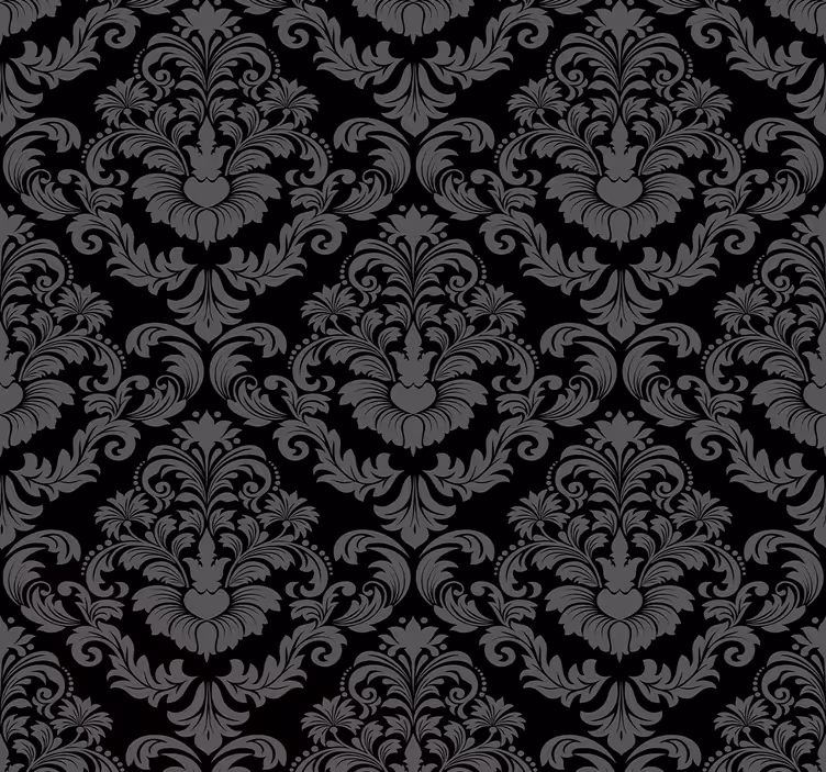 Vintage roller blind with luxurious floral design - TenStickers