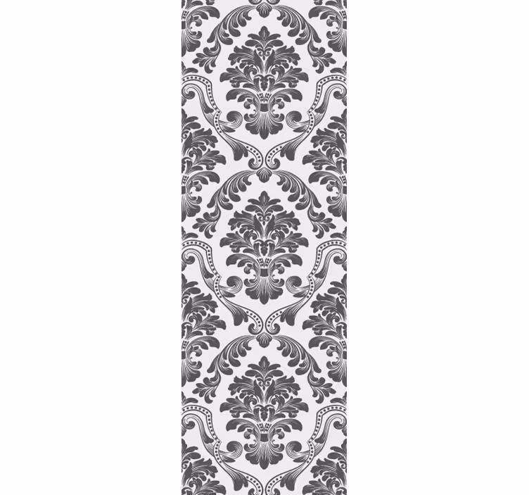 Vintage roller blind with timeless floral design - TenStickers