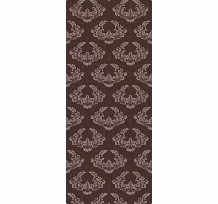Vintage roller blind with classic floral patterns - TenStickers