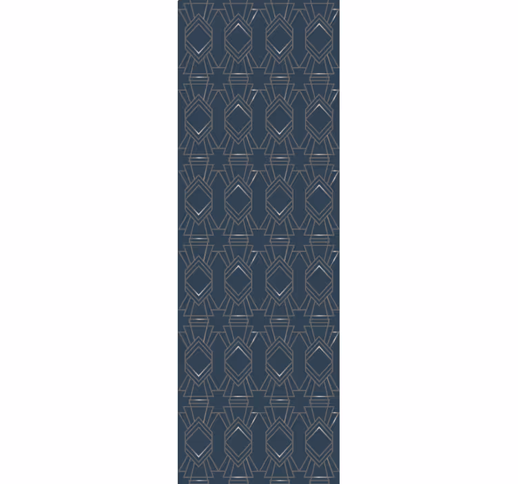 Vintage roller blind art deco diamond pattern - TenStickers