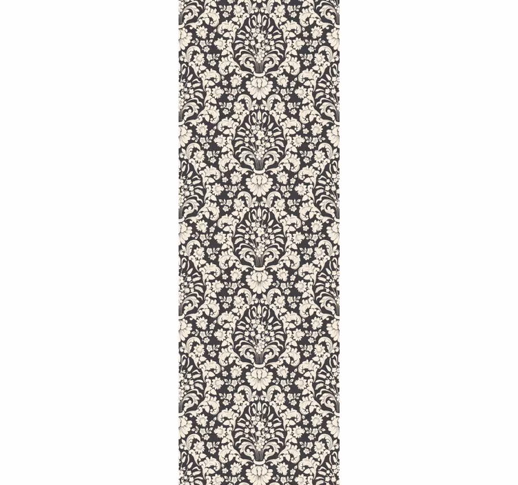 Vintage roller blind baroque damask design - TenStickers