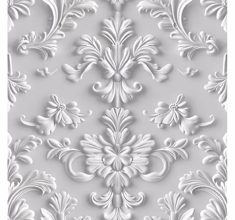 Vintage roller blind with 3d effect design - TenStickers