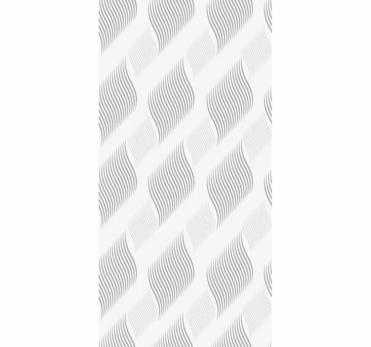 Vintage roller blind with retro pattern in light gray - TenStickers