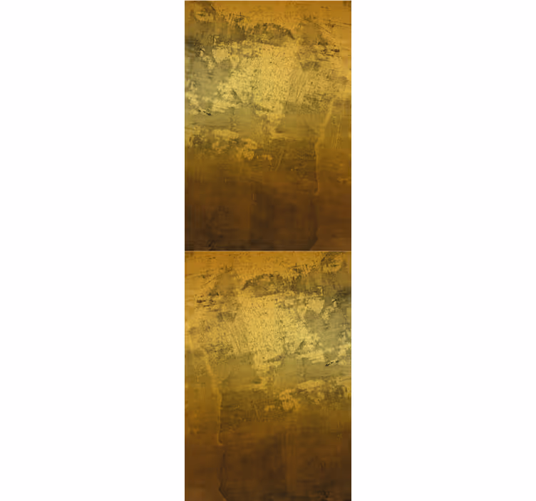 Vintage roller blind with retro gold twisted pattern - TenStickers
