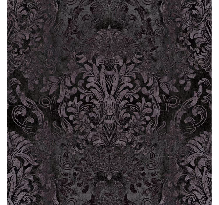 Vintage roller blind in deep hues - TenStickers