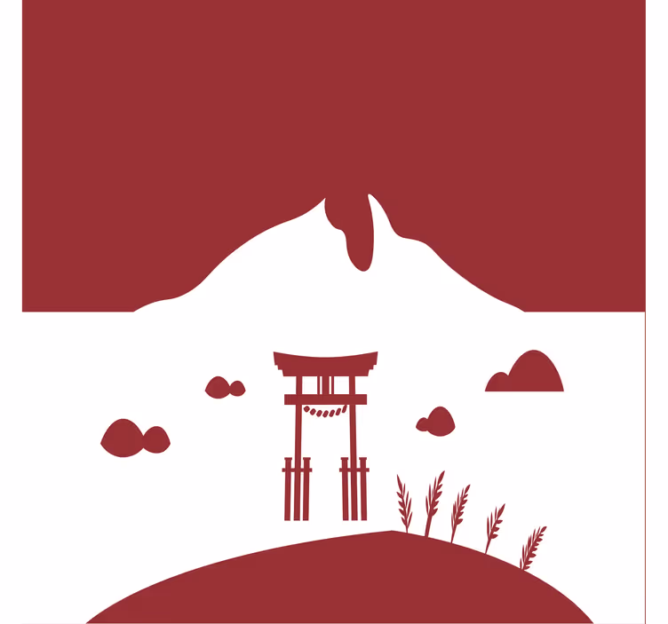 Roller blind for living room with lakes and mountains - TenStickers