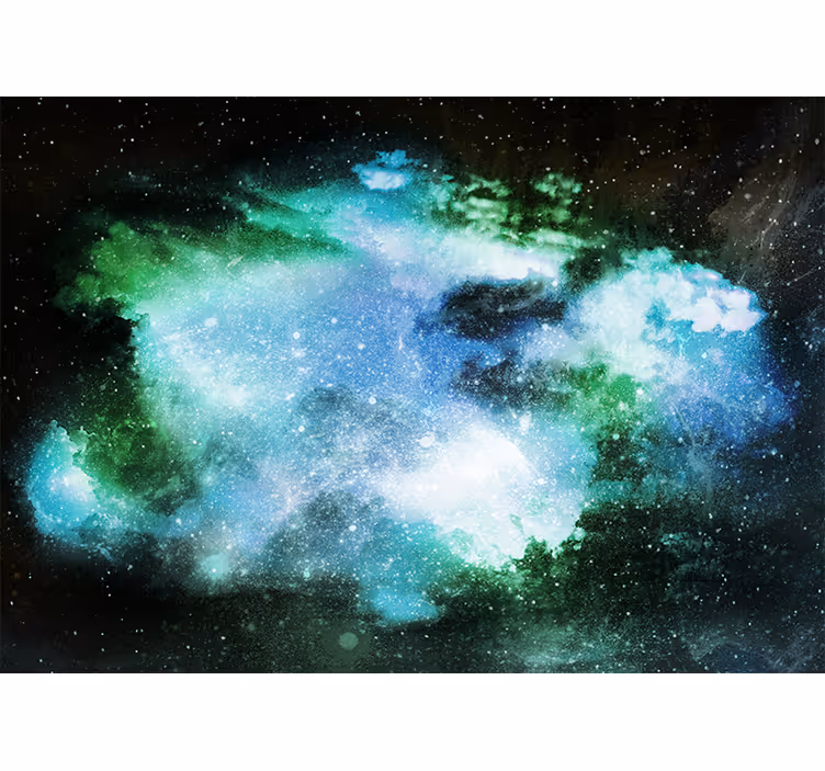Very amazing cosmic rain roller blind for living room - TenStickers