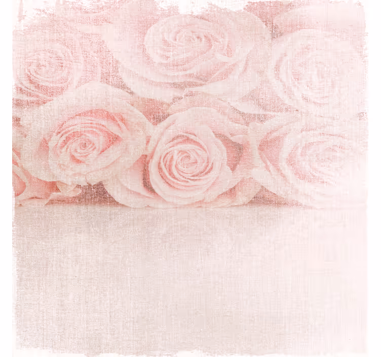 Light pink roses shabby chic roller blind for living room - TenStickers