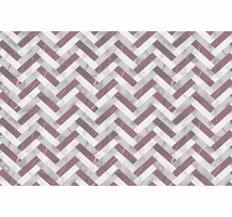 Roller blind for living room in mid-century style - TenStickers