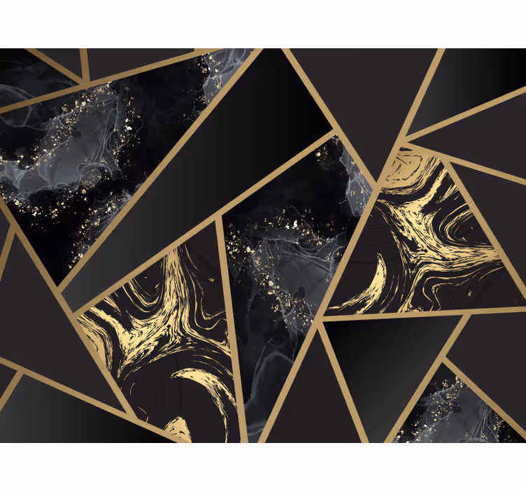 Bedroom roller blind in geometric marble fusion - TenStickers