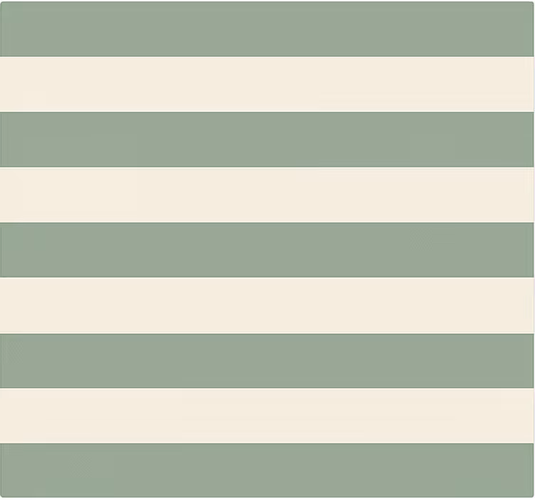 Bedroom roller blind with green striped design - TenStickers