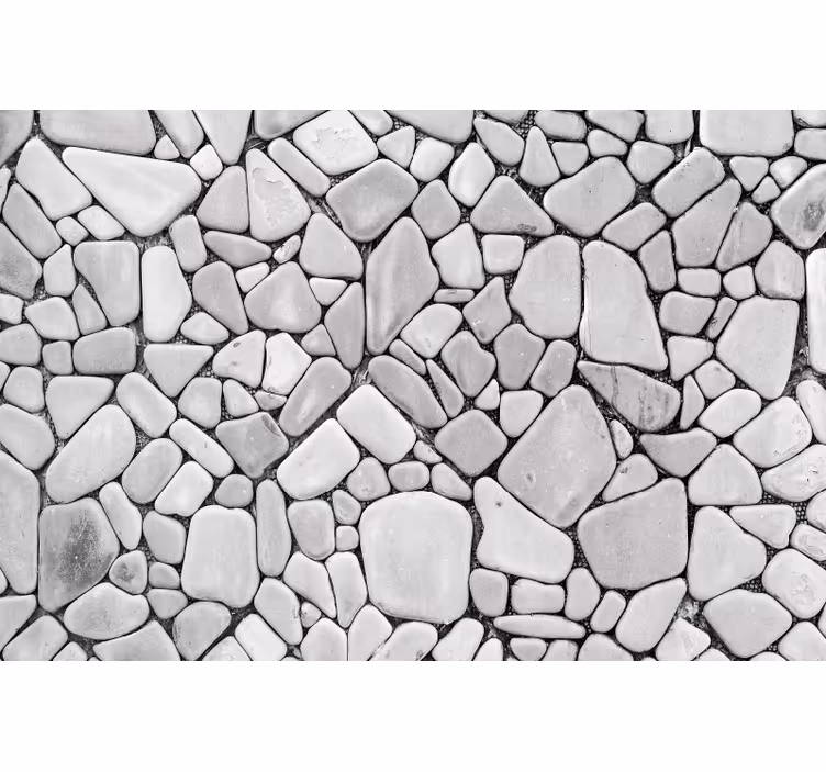 Grey roller blind seamless stone pattern - TenStickers