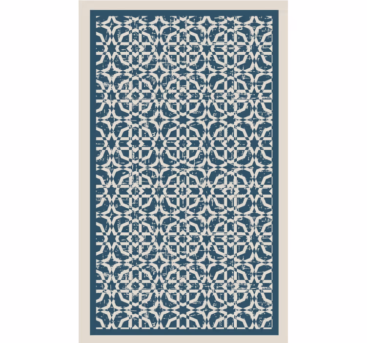 Grey roller blind in octagonal pattern - TenStickers