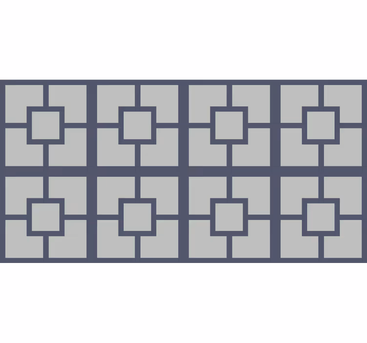 Grey roller blind hollywood regency original squares - TenStickers