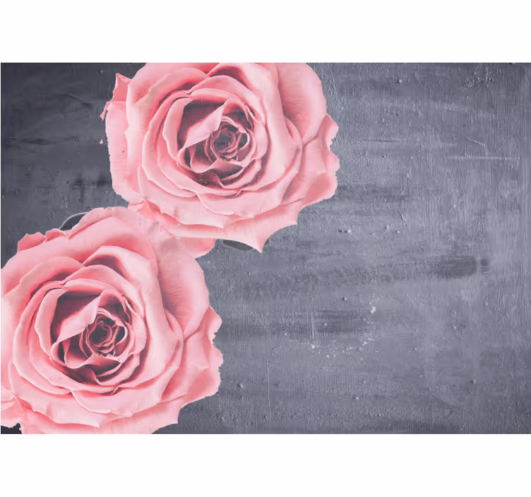 Bedroom roller blind with elegant floral design - TenStickers