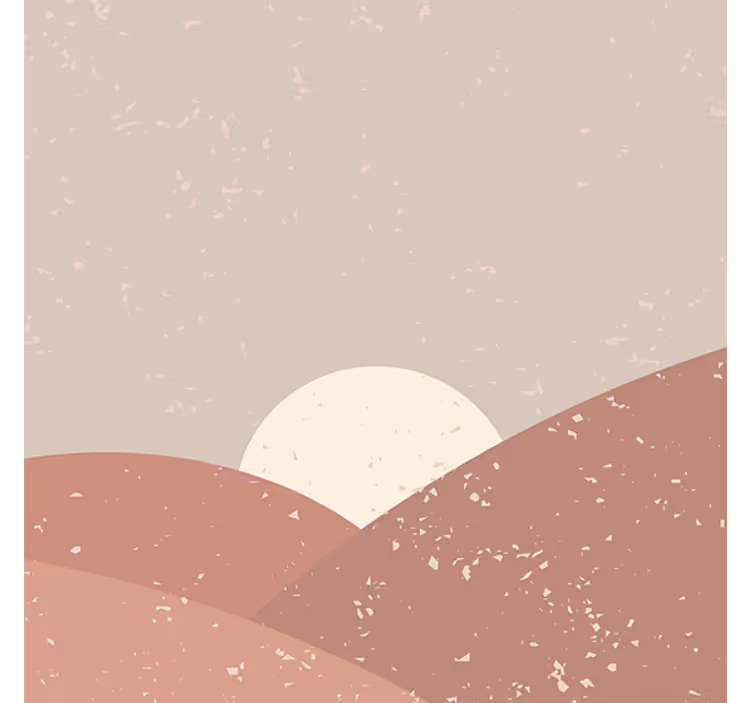 Roller blind for living room wall art dawn - TenStickers