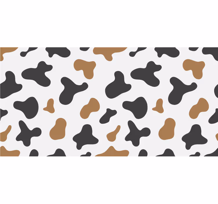 Bedroom roller blind with cow print pattern - TenStickers